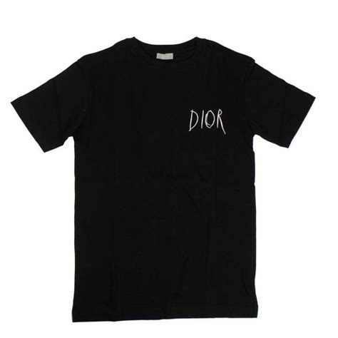 t-shirt dior homme noir|T.